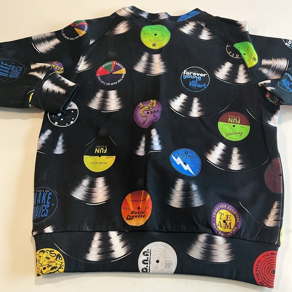 Molo - size 128/8 year old, record sweatshirt, black - Picture 2 of 6